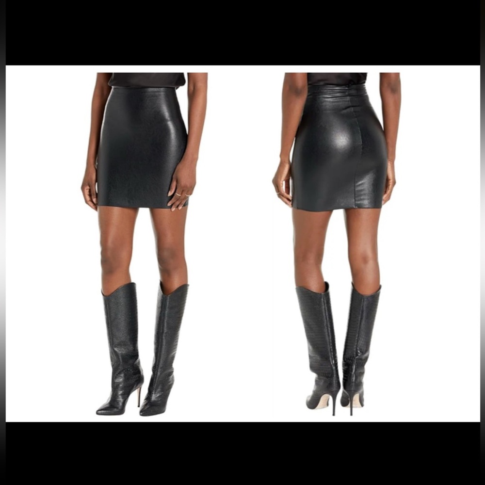 Commando Sleek Black Mini Skirt